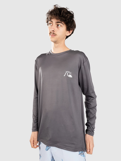 Quiksilver DNA Bubble Logo Longsleeve Lycra harmaa