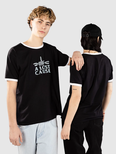 A Lost Cause Razor Ringer T-paita musta