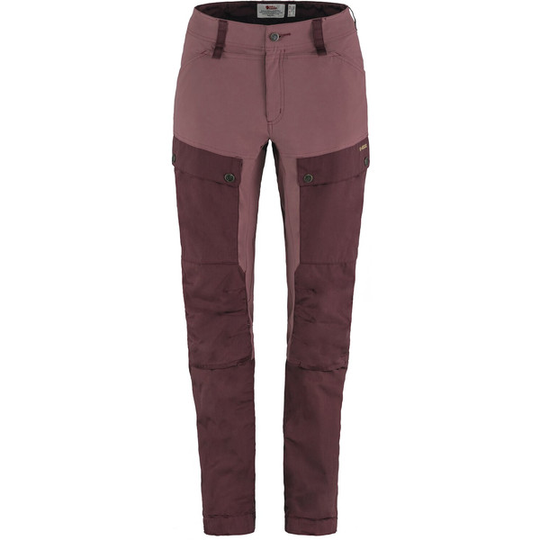 Fjällräven Keb Trousers Curved W Reg - Port-mesa Purple - Naiset - 32
