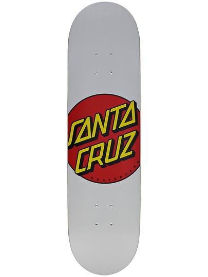 Santa Cruz Classic Dot FA20 8.0" Skateboard Deck valkoinen