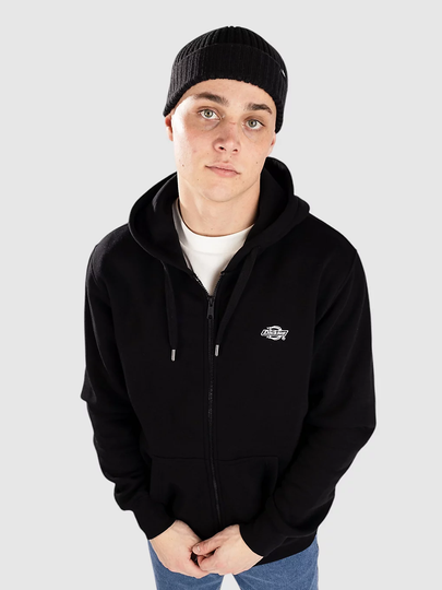Dickies Summerdale Through Vetoketjullinen huppari musta