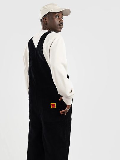 Empyre Curbed Corduroy Dungarees musta