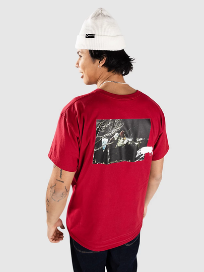 Hockey Skateboards Support Local T-paita punainen