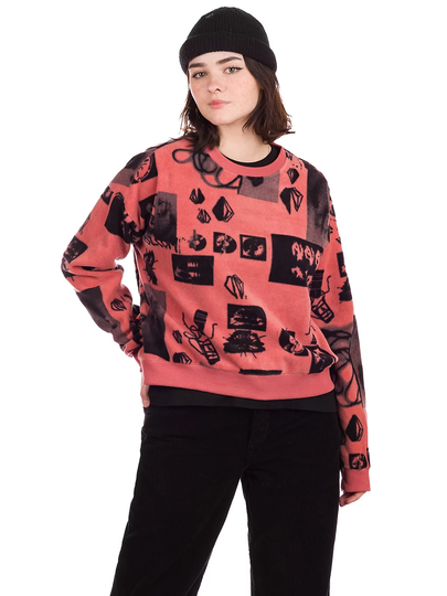 Volcom Error 76 Crew Sweater ruskea