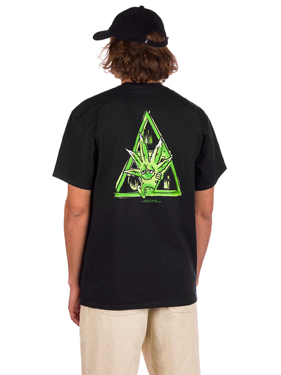 HUF Green Buddy TT T-Shirt musta