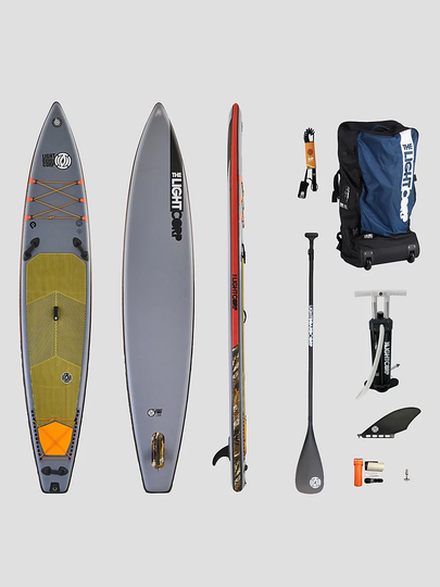 Light Platin Tourer 14'0 x 30" SUP-Lauta Set harmaa