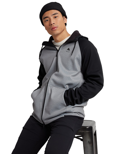 Burton Crown Weatherproof Zip Hoodie harmaa
