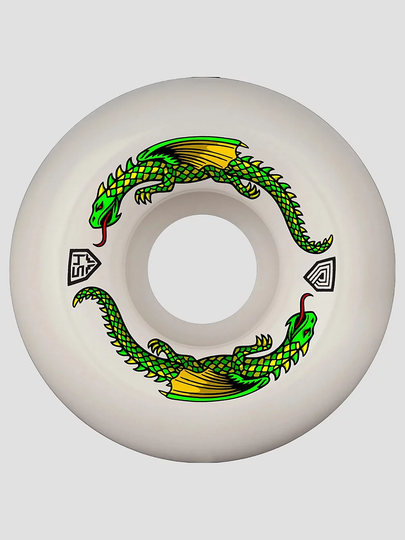 Powell Peralta Dragon Formula 93A A2 54mm Renkaat valkoinen