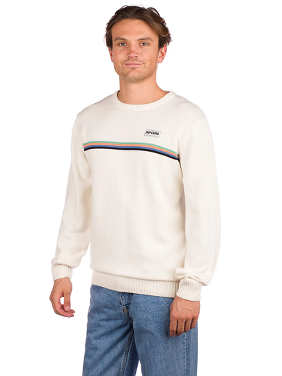 Rip Curl Surf Revival Crew Sweater valkoinen