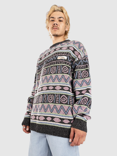 Quiksilver Purple Vision Neule kuviotu