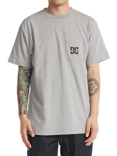 DC Star Pocket T-Shirt harmaa
