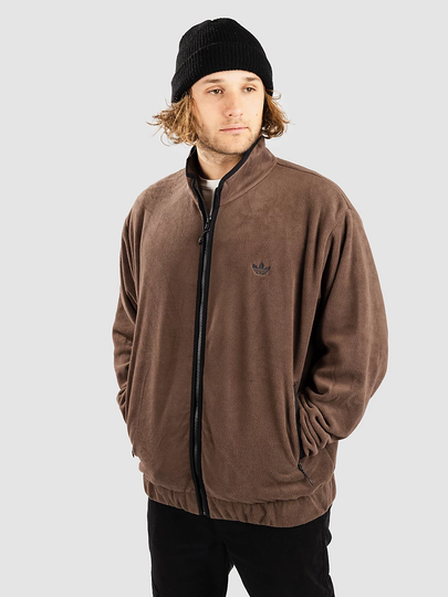 adidas Skateboarding Sherpa Fleece Jacket ruskea