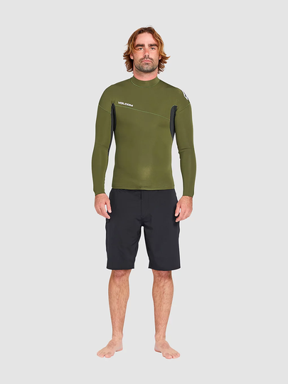 Volcom 1.5mm Pull Over Surffitakki vihreä
