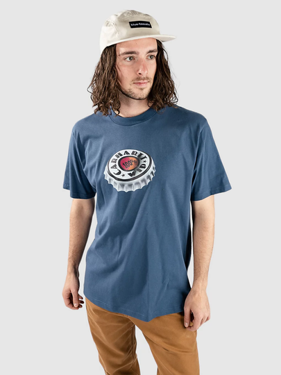 Carhartt WIP Bottle Cap T-paita sininen