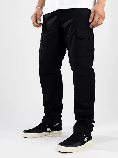 Carhartt WIP Aviation Housut musta