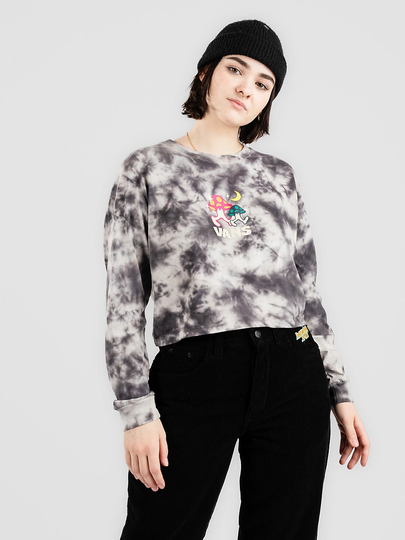 Vans Moon Caps Crop Long Sleeve T-Shirt musta