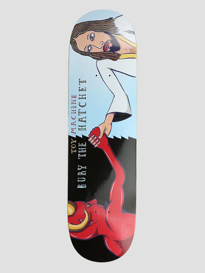 Toy Machine Bury the Hatchet Twin 8.5" Skeittilaudan dekki kuviotu