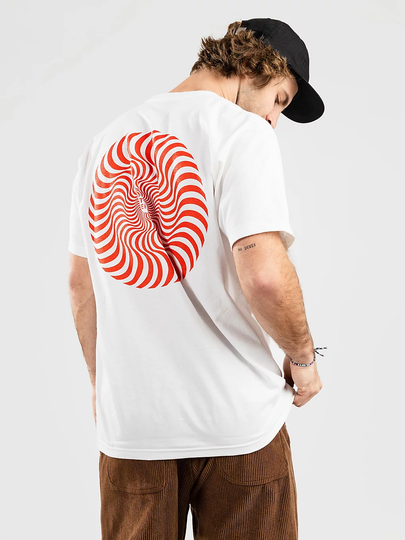 Spitfire Classic Swirl T-Shirt valkoinen