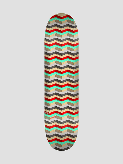 Mini Logo Patterns Steps ML244 K20 8.5" Skateboard Deck kuviotu