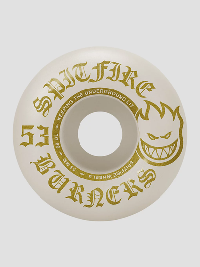 Spitfire 99Du Burner Gold 53mm Renkaat valkoinen