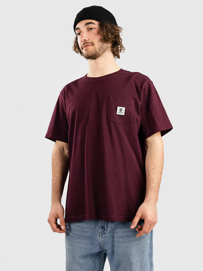 Element Basic Pocket Label T-Shirt punainen