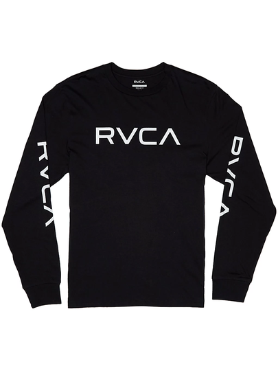 RVCA Big Long Sleeve T-Shirt musta