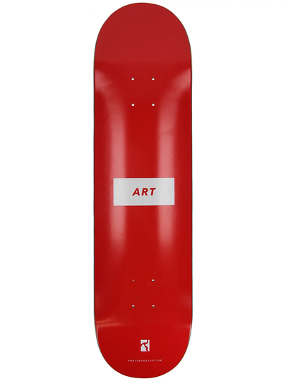 Poetic Collective Art 8.0" Skateboard Deck punainen