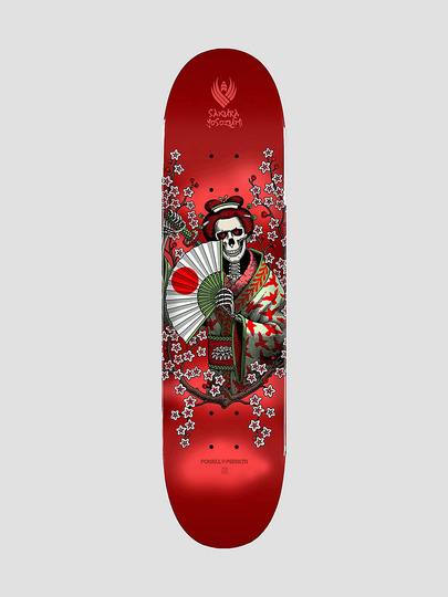 Powell Peralta Flight Pro Yosozumi Samurai 8.25" Skateboard Deck punainen