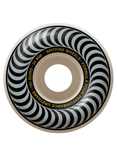 Spitfire Formula 4 101D 54mn Classics Shape Wheels valkoinen