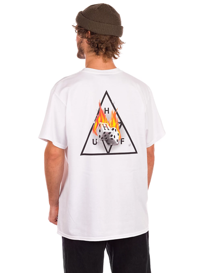 HUF Hot Dice TT T-Shirt valkoinen
