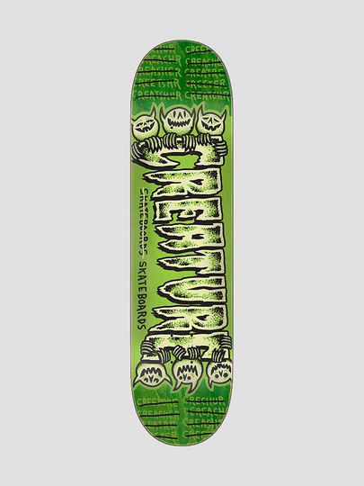 Creature Psycho Logo LG Birch 8.25" Skateboard Deck vihreä