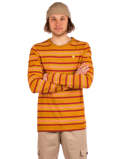 Coal Bracket Long Sleeve T-Shirt ruskea