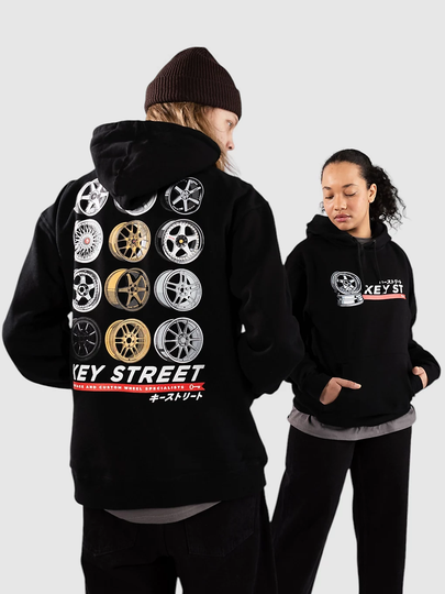Key Street Wheels Huppari musta