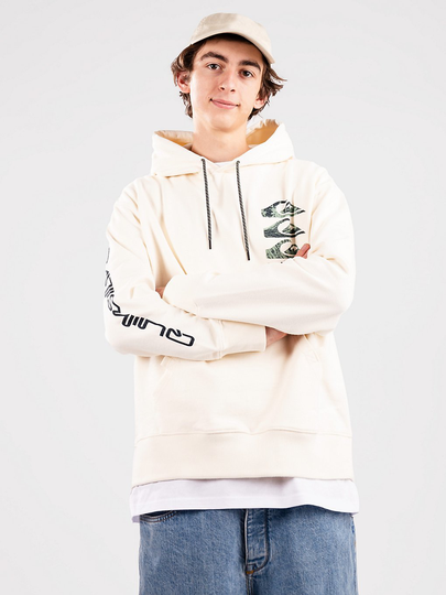 Quiksilver Triple Stacks Hoodie valkoinen