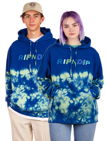 RIPNDIP Prisma Embroidered Hoodie tiedye