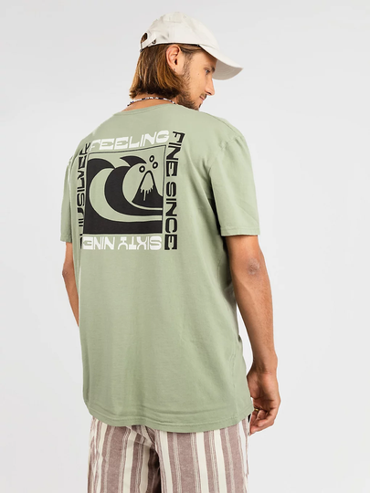 Quiksilver Wavy Minds T-Shirt vihreä
