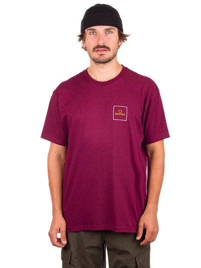 Brixton Alpha Square T-Shirt punainen