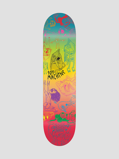 Toy Machine Characters II 8.0" Skateboard Deck kuviotu