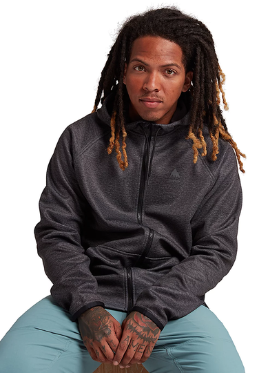 Burton Crown Weatherproof Zip Hoodie musta