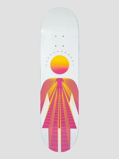 Girl Brophy Introvert OG 8.0" Skateboard Deck valkoinen