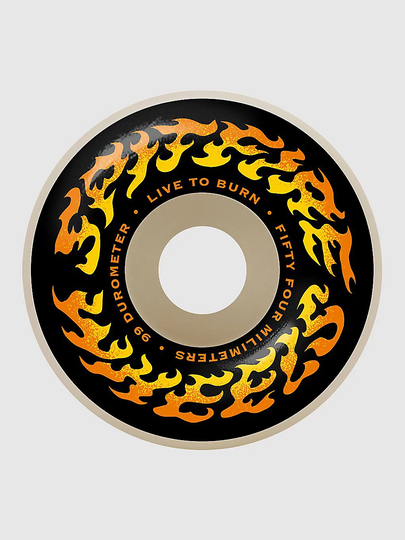 Spitfire Torched Script 99A 52mm Wheels valkoinen