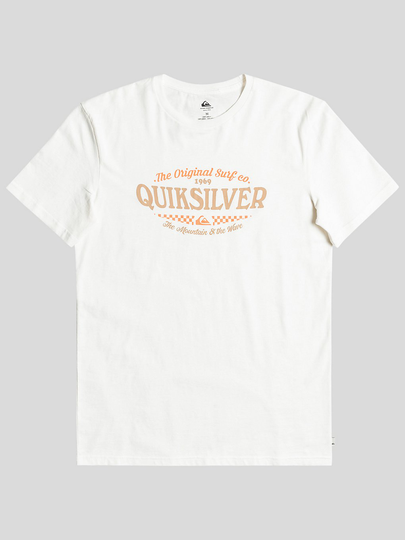 Quiksilver Check On It T-Shirt valkoinen