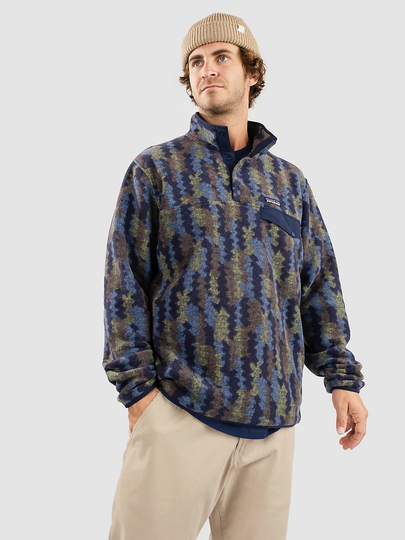 Patagonia Lw Synch Snap-T P/O Hoodie sininen