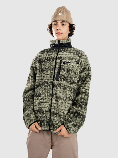 Columbia Winter Pass Printed Fleece II Vetoketjullinen huppari vihreä