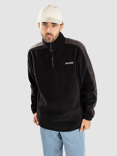 Method Mag Fast Times 1/4 Half-Zip Fleeceneule musta