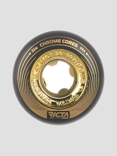 Ricta Chrome Core 99A 52mm Wheels musta