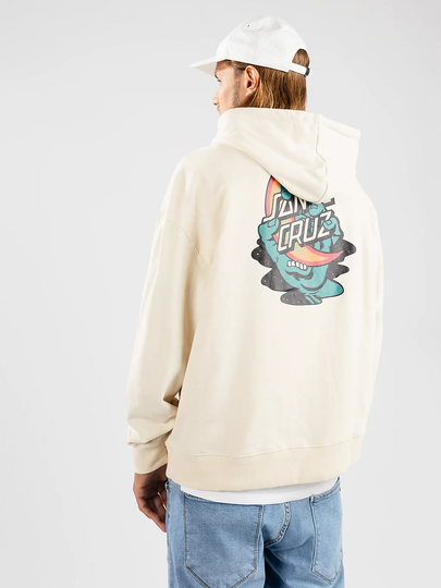 Santa Cruz Screaming Delta Moon Hoodie valkoinen