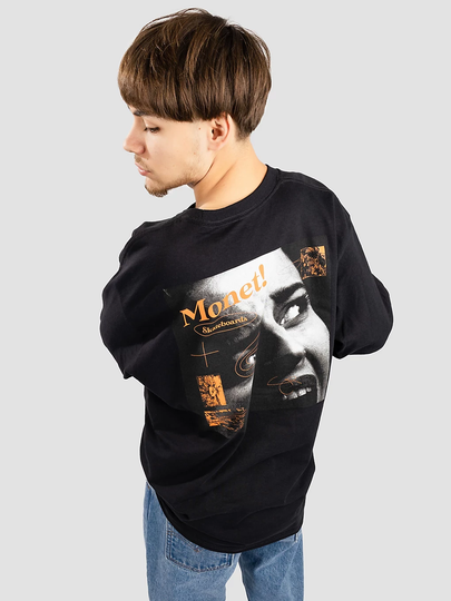 Monet Skateboards Mixtape Vol 1 Long Sleeve T-Shirt musta