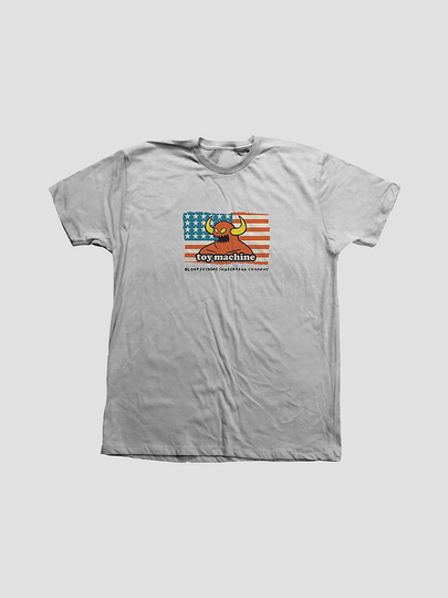 Toy Machine American Monster B.S.C T-Shirt harmaa