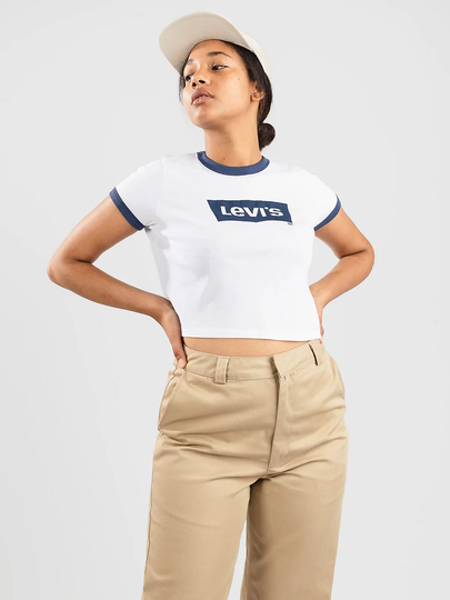 Levi's Graphic Ringer Mini T-Shirt valkoinen